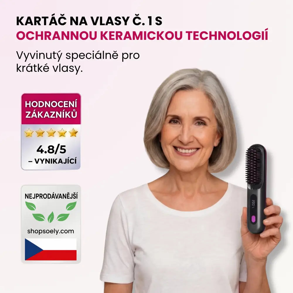 Kartáč Soely na krátké vlasy