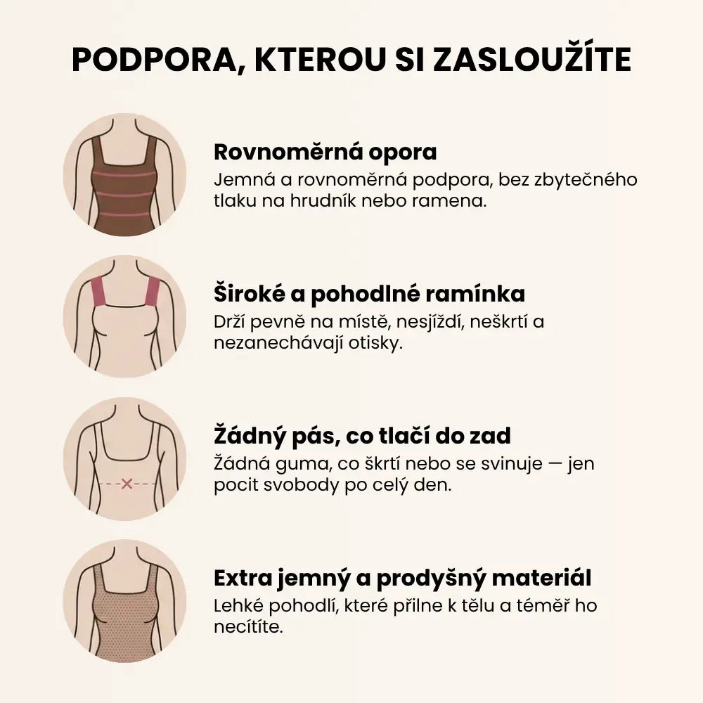 Top SOELY s vestavěnou podprsenkou