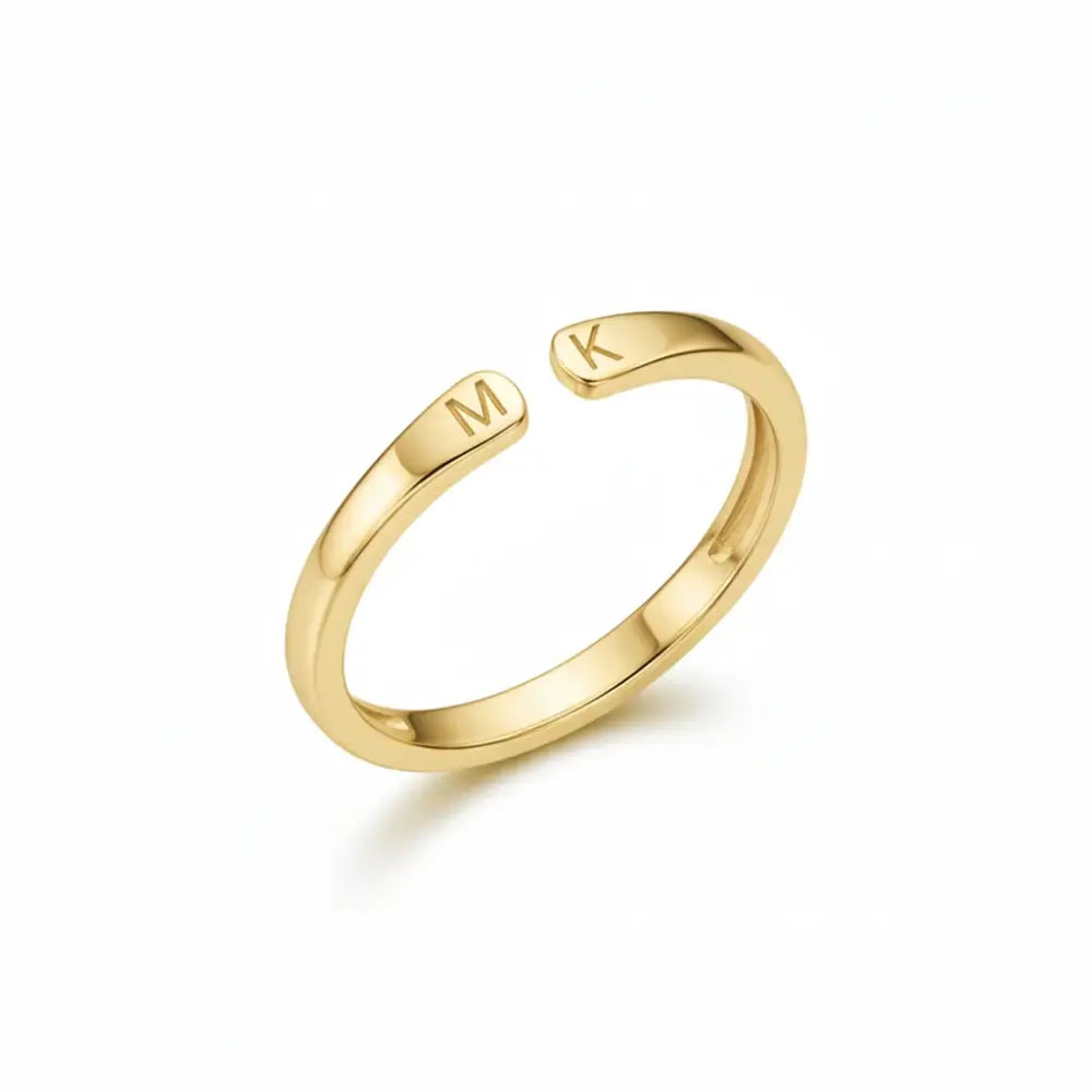 Bague initiales