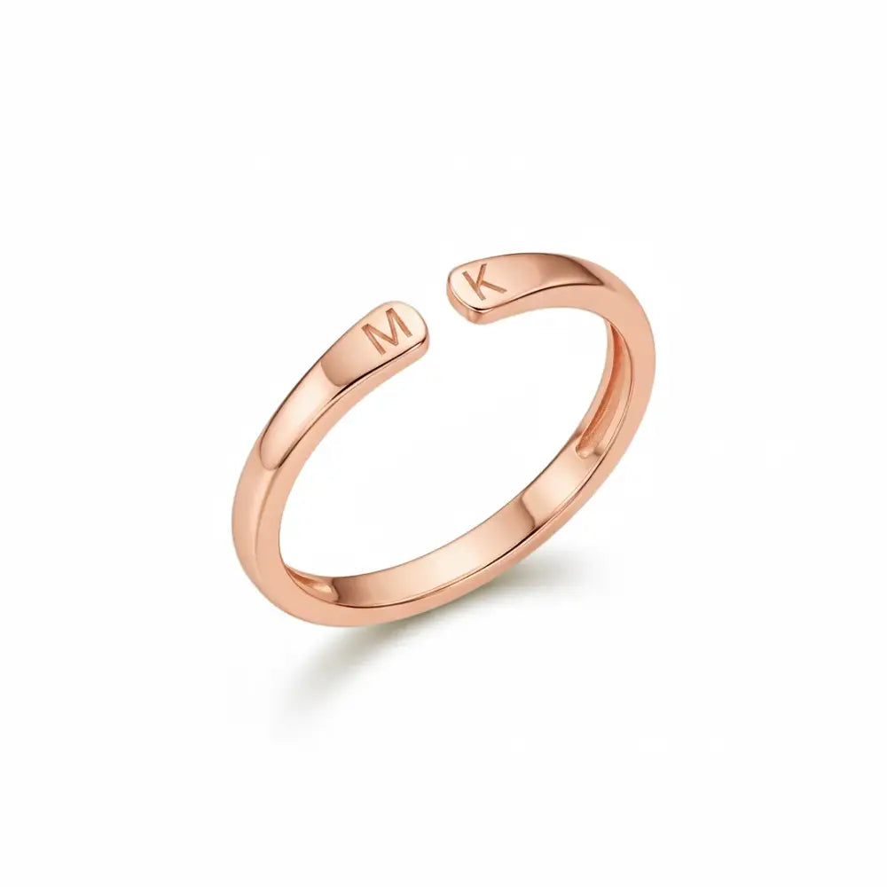 Bague initiales