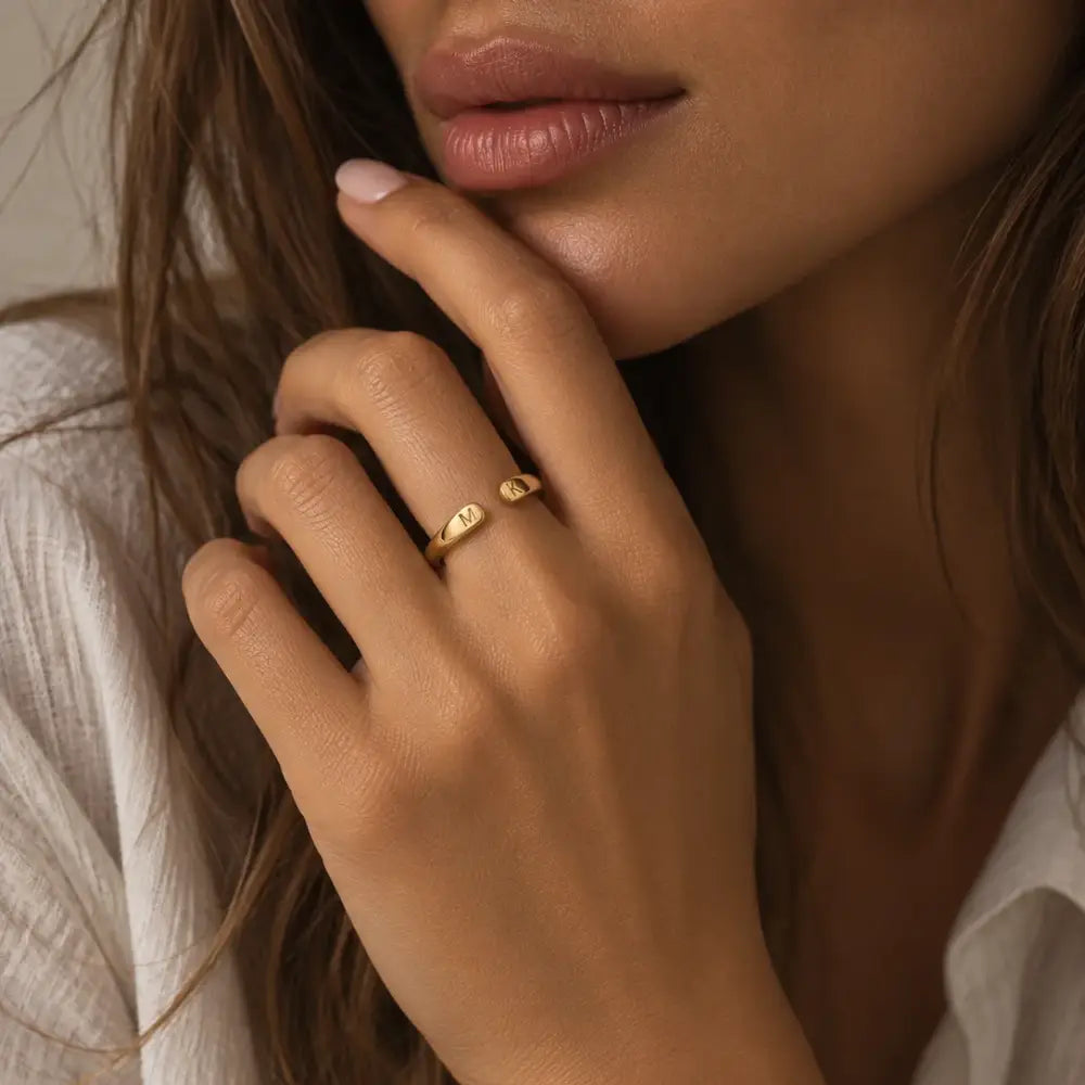 Bague initiales