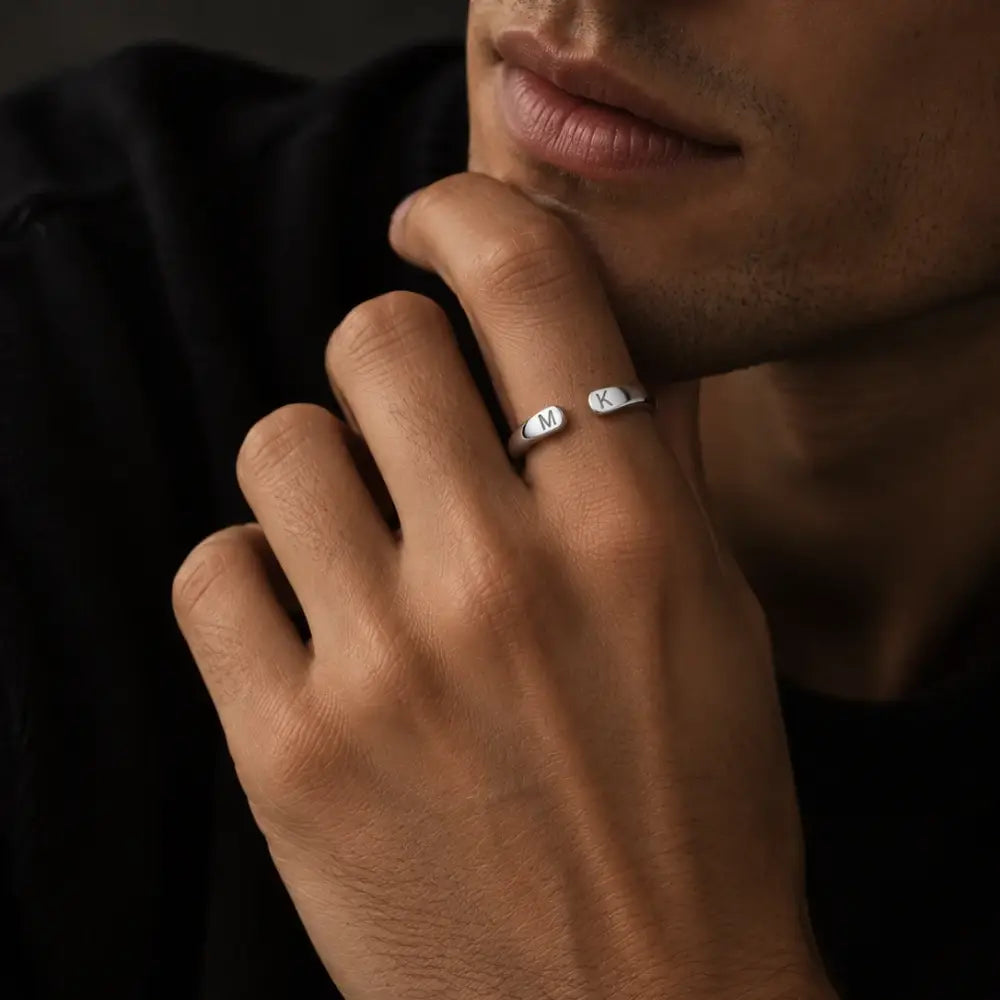 Bague initiales