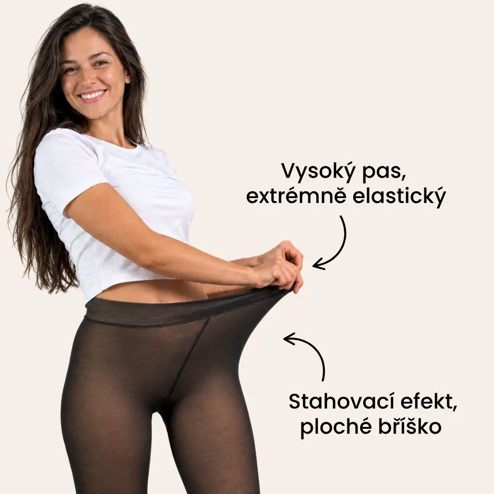Flísové punčocháče SOELY
