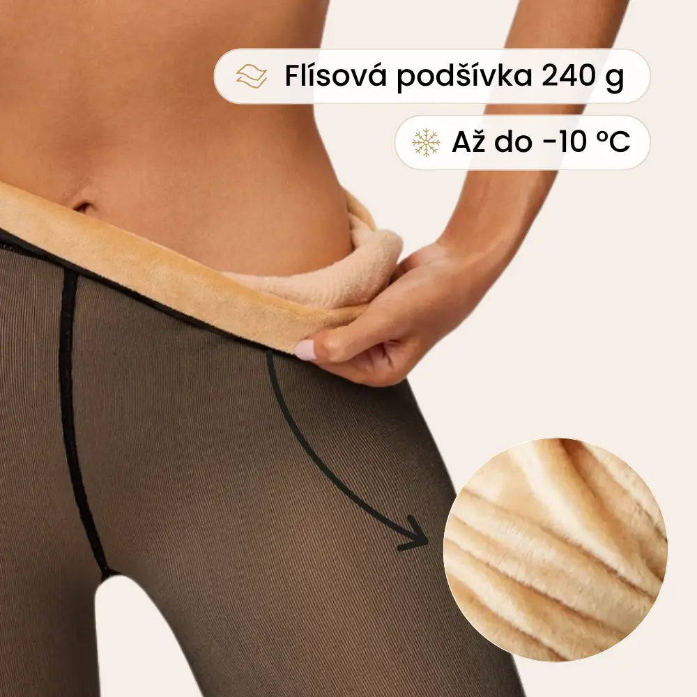 Flísové punčocháče SOELY