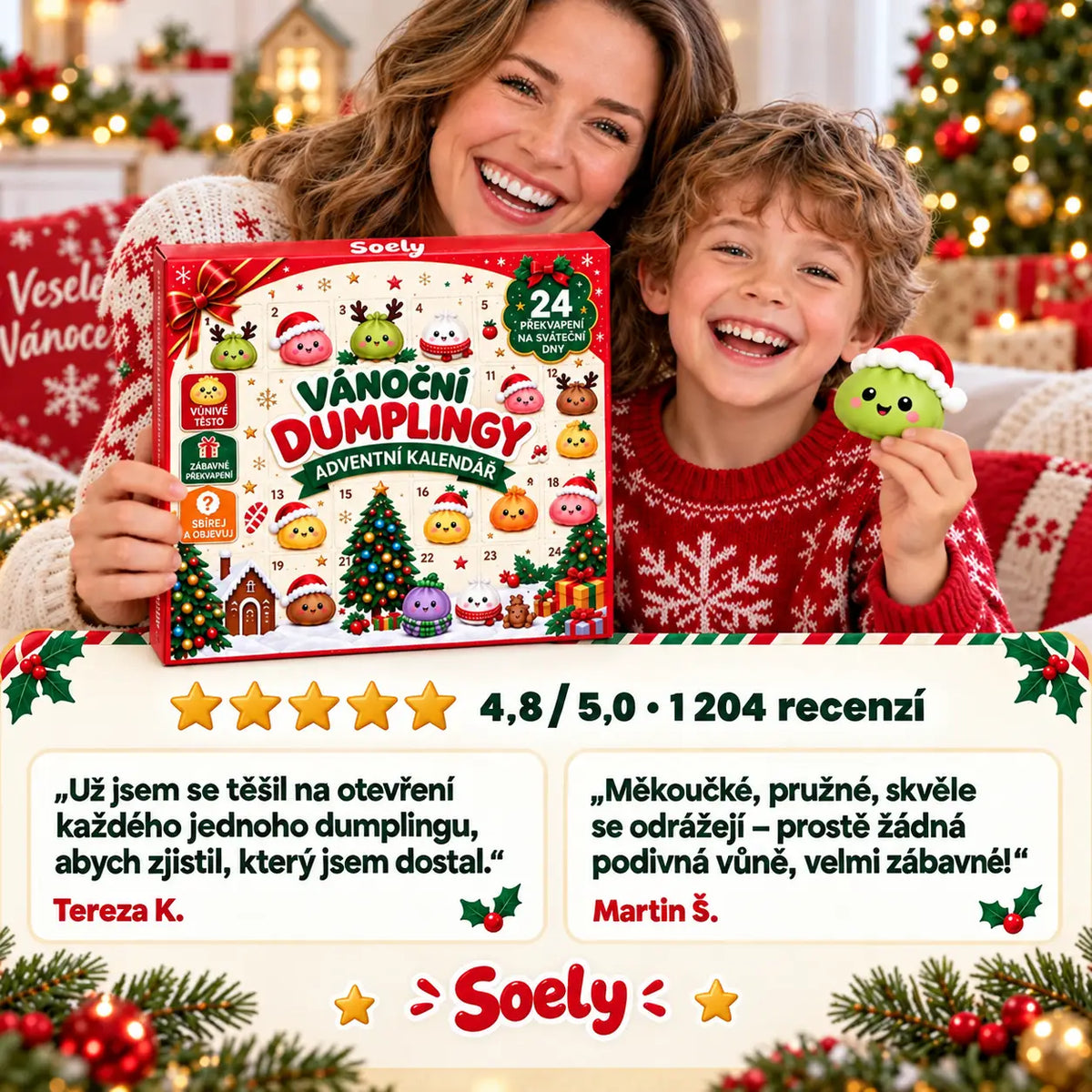 Adventní kalendář s knedlíčky SOELY