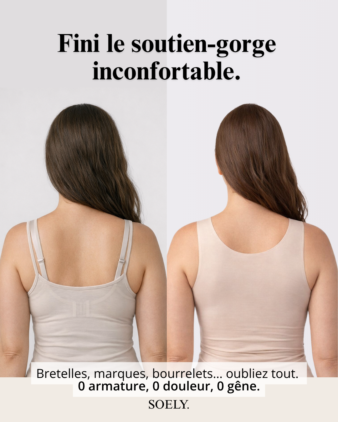 Débardeur sculptant avec soutien-gorge intégré