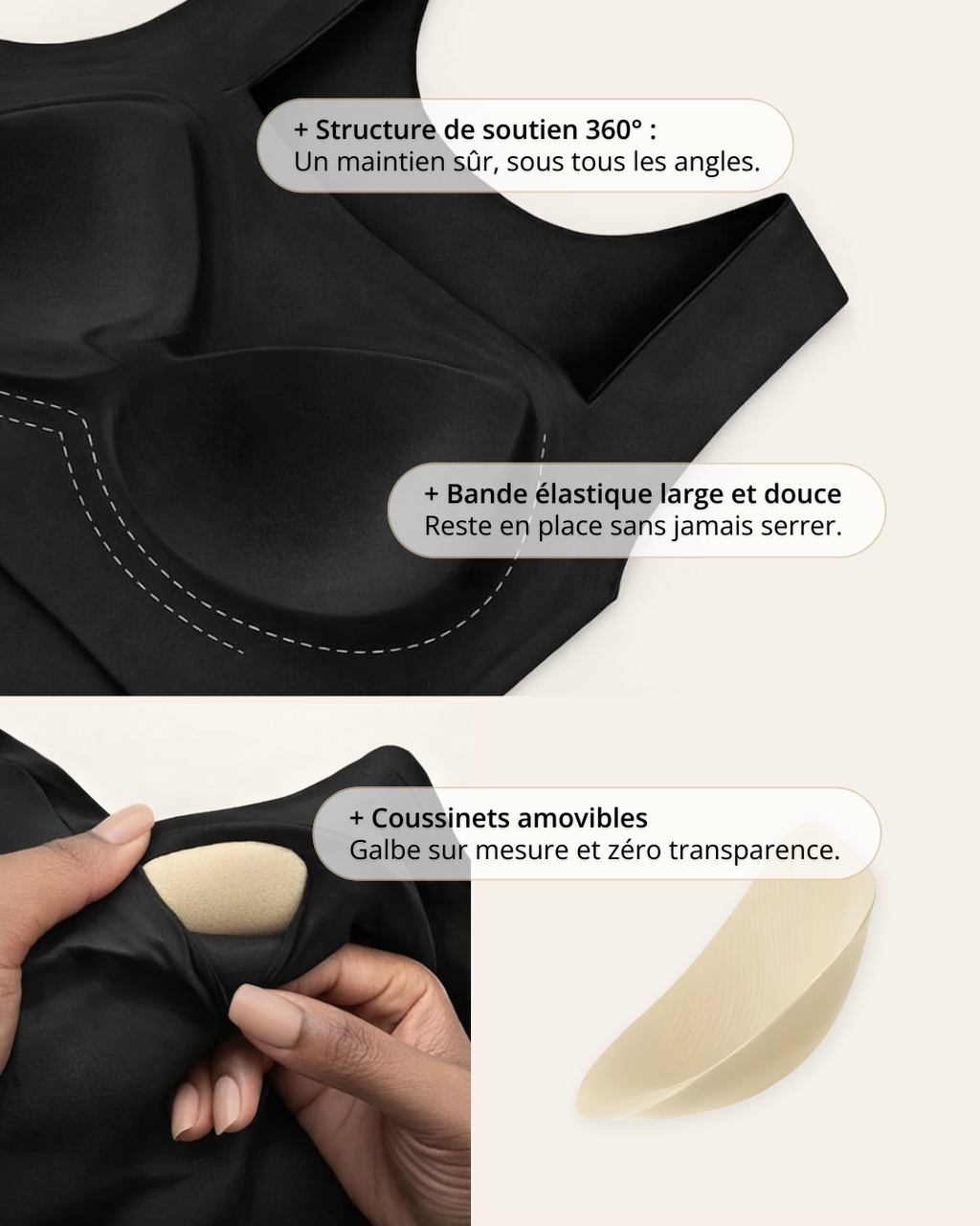 Débardeur sculptant avec soutien-gorge intégré