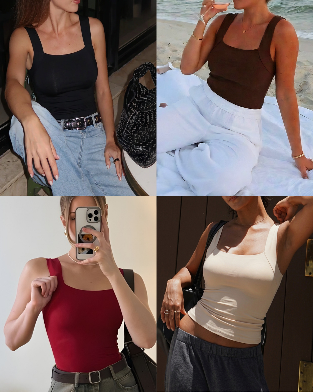 Débardeur sculptant avec soutien-gorge intégré