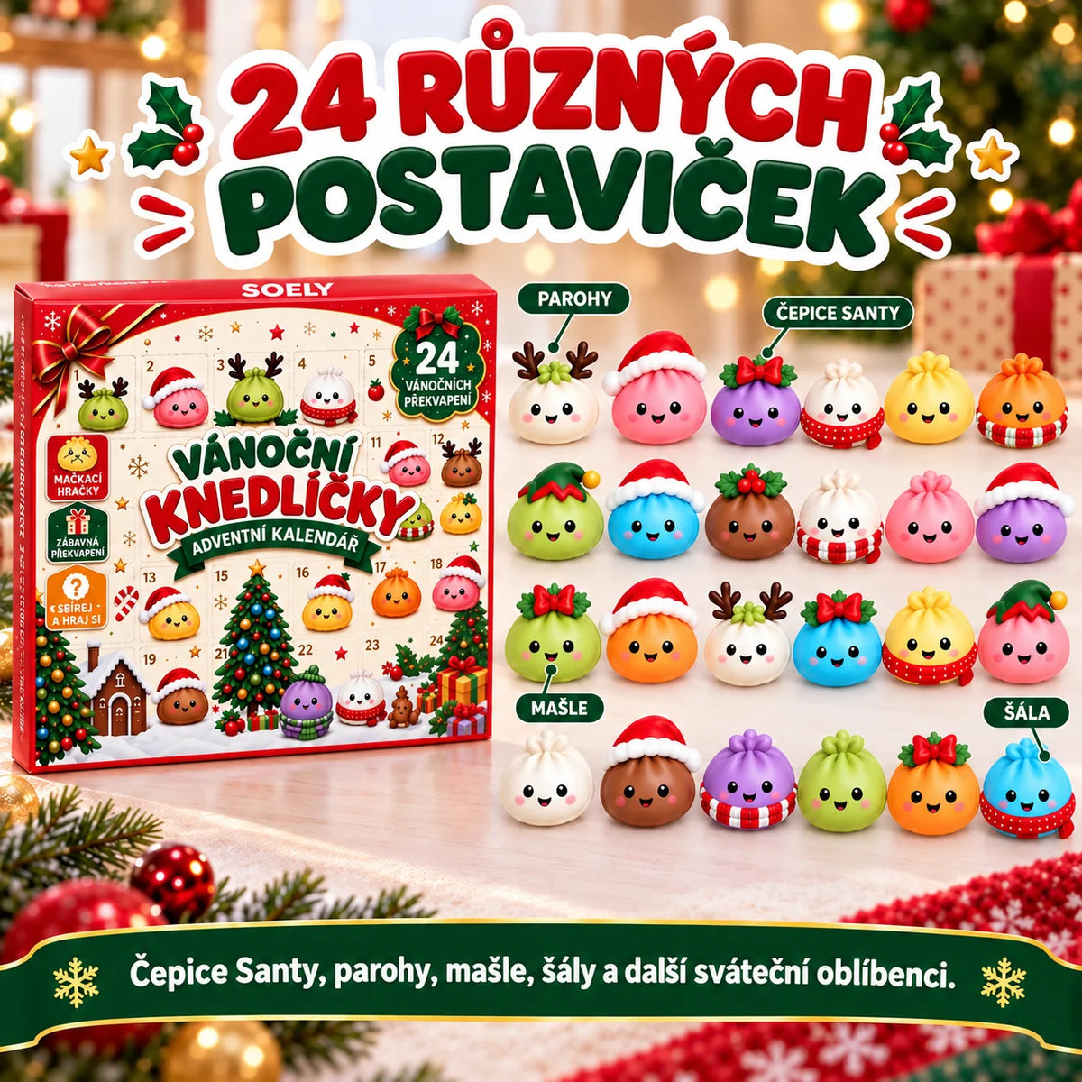 24 různých postaviček