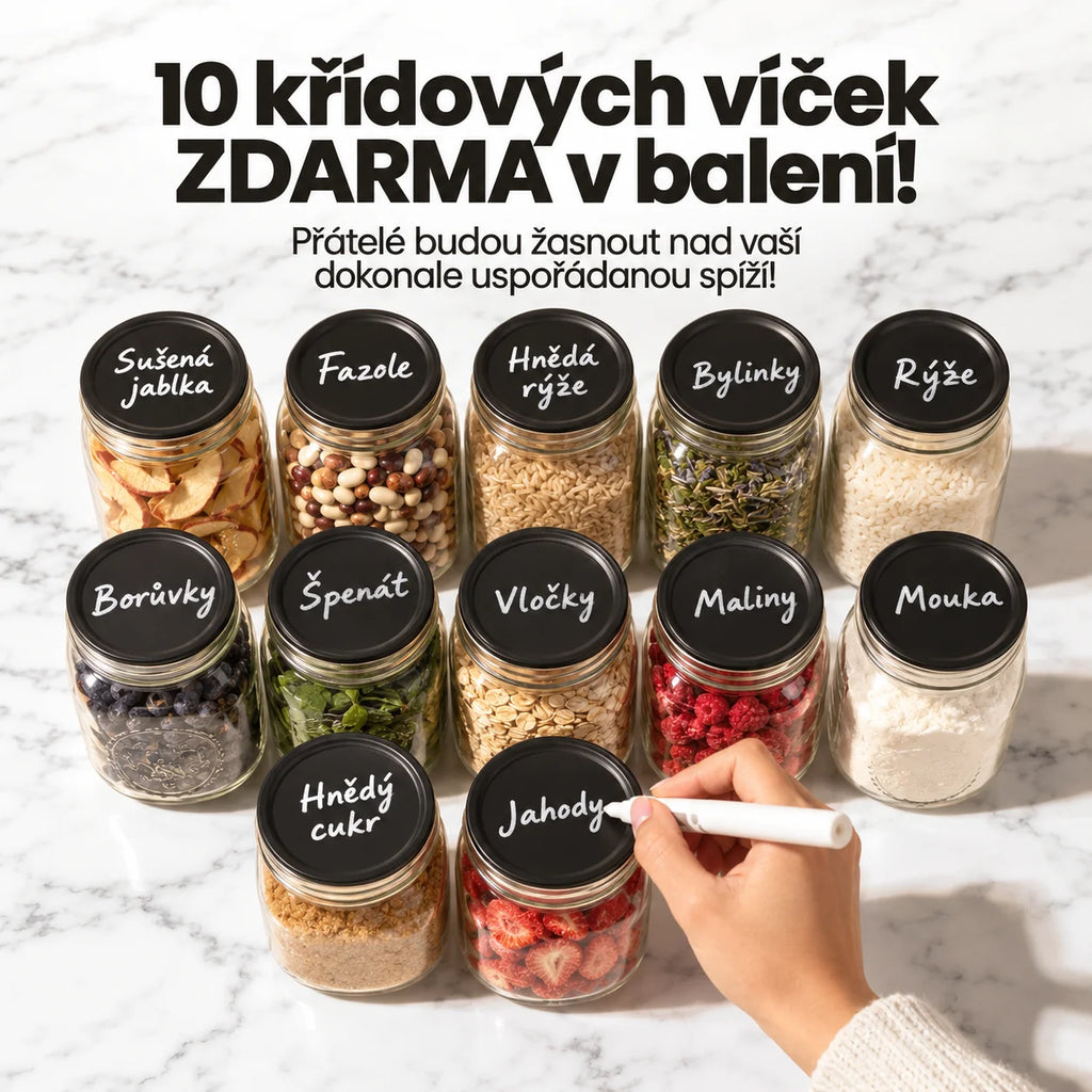 10 křídových víček zdarma