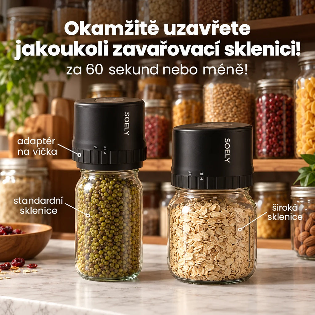 Standardní i široké sklenice