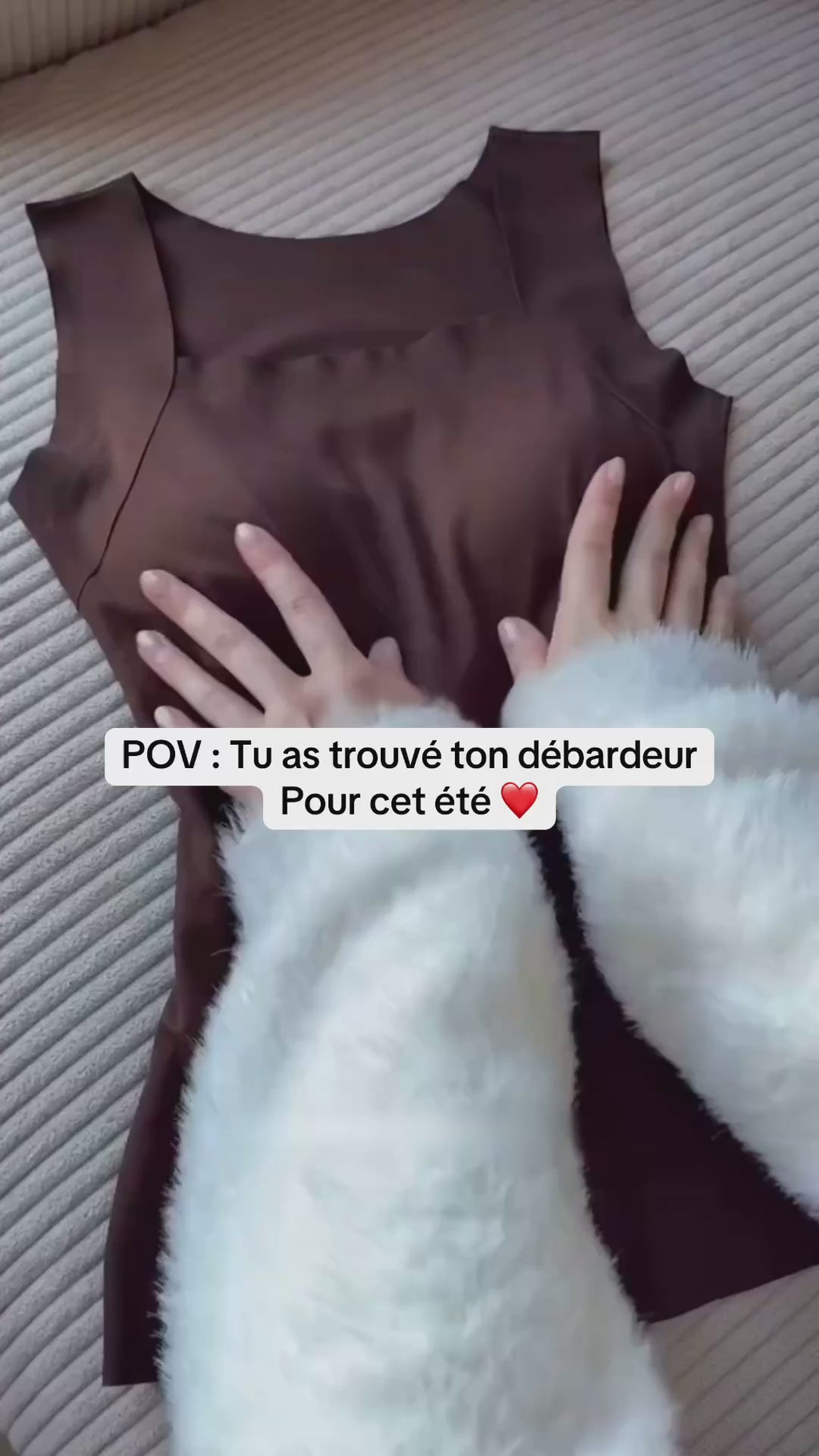 Débardeur sculptant avec soutien-gorge intégré